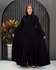 Premium Qatri Nida Farbic Hand Work Abaya With Dupatta