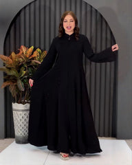 Premium Qatri Nida Farbic Hand Work Abaya With Dupatta