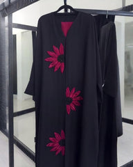 7 Beautiful Color Options Premium Quality Zoom / Nida Blend Fabric Hand Work Abaya With Dupatta